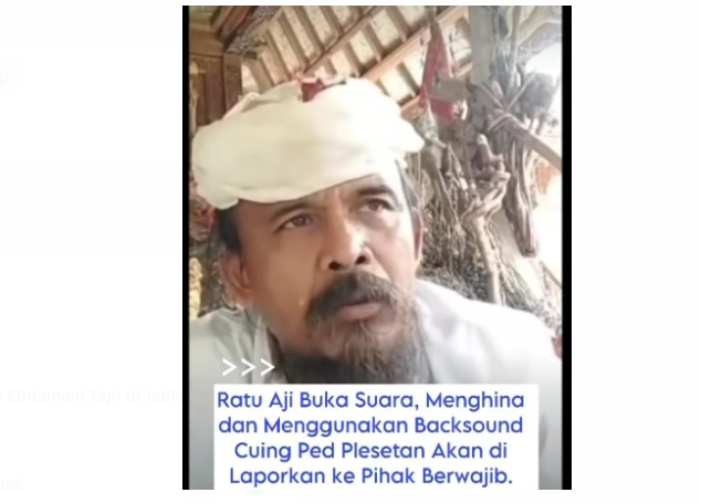 Balian Pengusada ancam oknum yang plesetkan salam Cuwing Ped