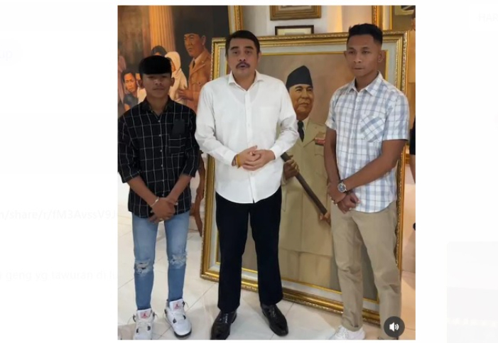Pertemuan AWK dan anggota gangster Gaza Bali