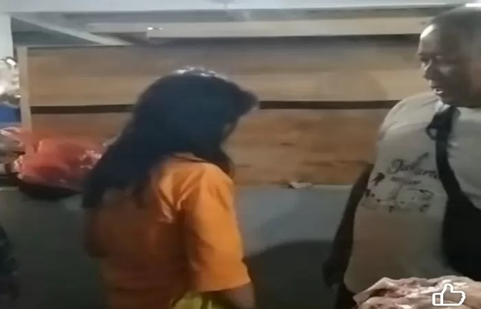 Wanita berinisia AA kedapatan mencuri tas milik pedagang pasar Amlapura Barat, Karangasem, Bali  pada Senin, 27 Mei 2024.