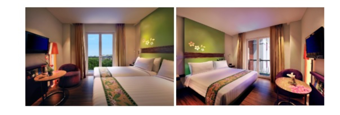 Hotel ekonomi dengan desain indah dengan perpaduan unik untuk yang berjiwa kreatif
