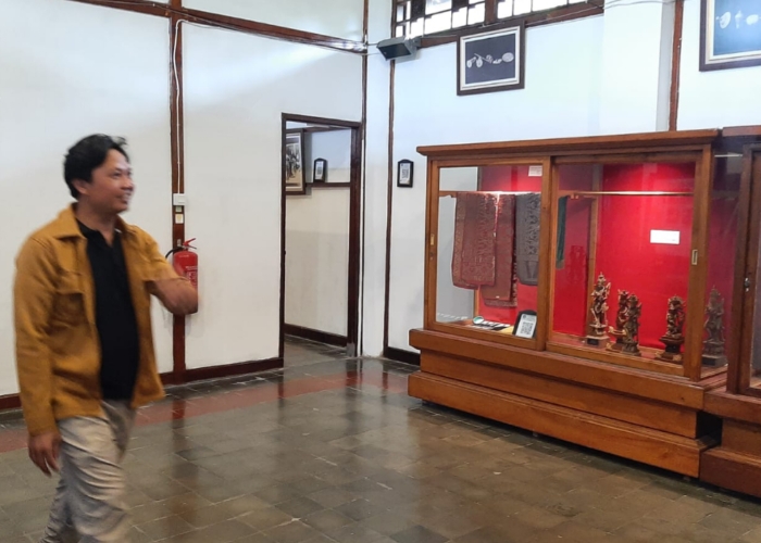 PEMANFAATAN : Museum Semarajaya yang selama ini masih berbagi dengan Kantor Dinas Kebudayaan Klungkung.