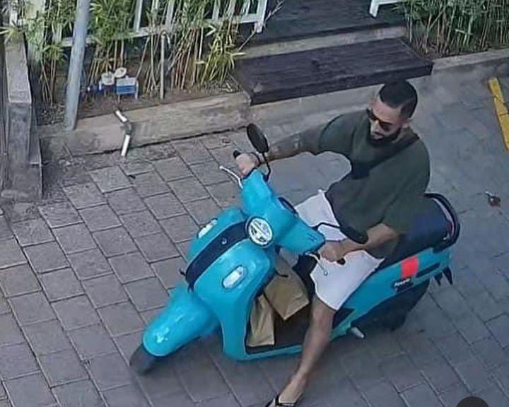 Seorang bule diduga pesan makanan dan minuman tanpa membayar ke pemilik warung di Bali