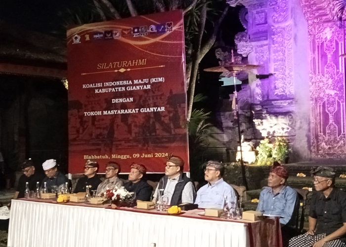 Silahturahmi KIM Plus di Puri Ageng Blahbatuh, Gianyar, Minggu (9/6).