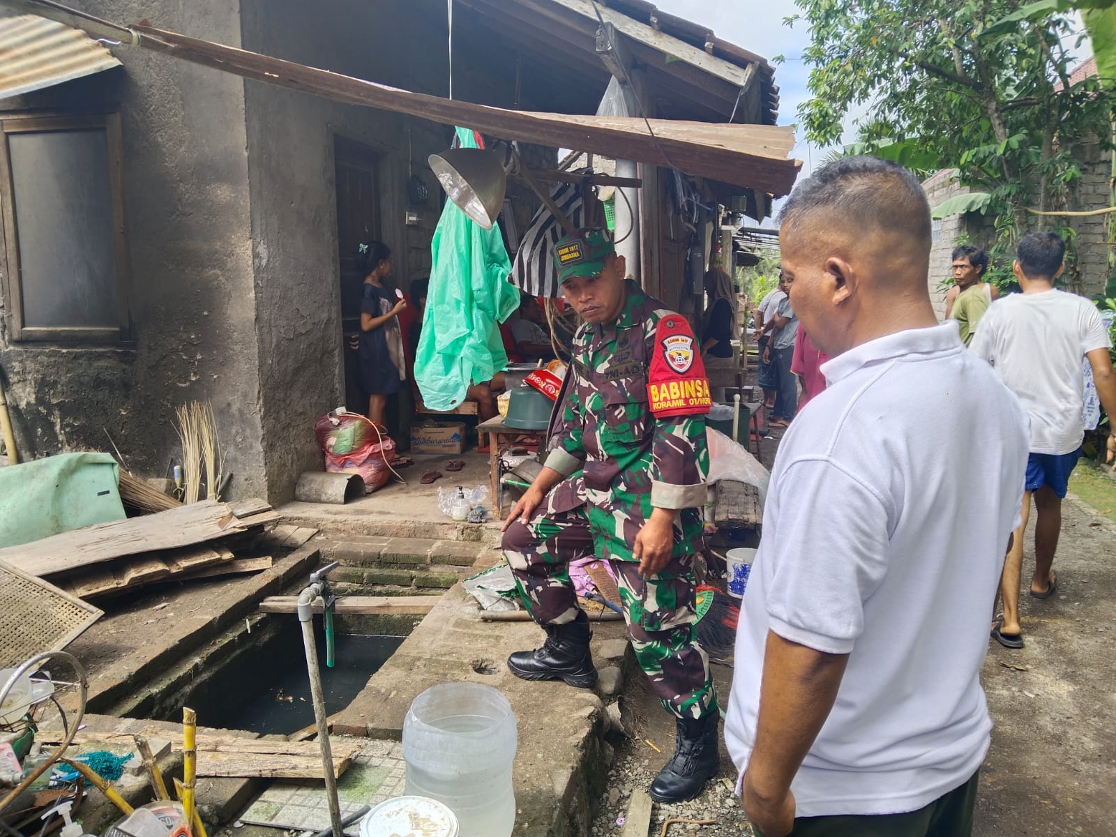 Bak penampungan air tempat bayi 10 bulan tewas tenggelam di Jembrana.