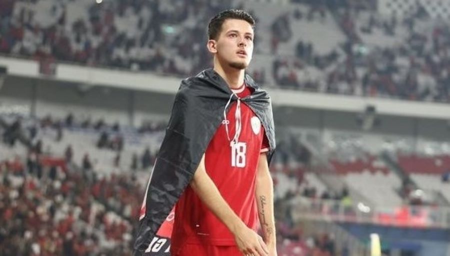 Punggawa Timnas Indonesia Justin Hubner.