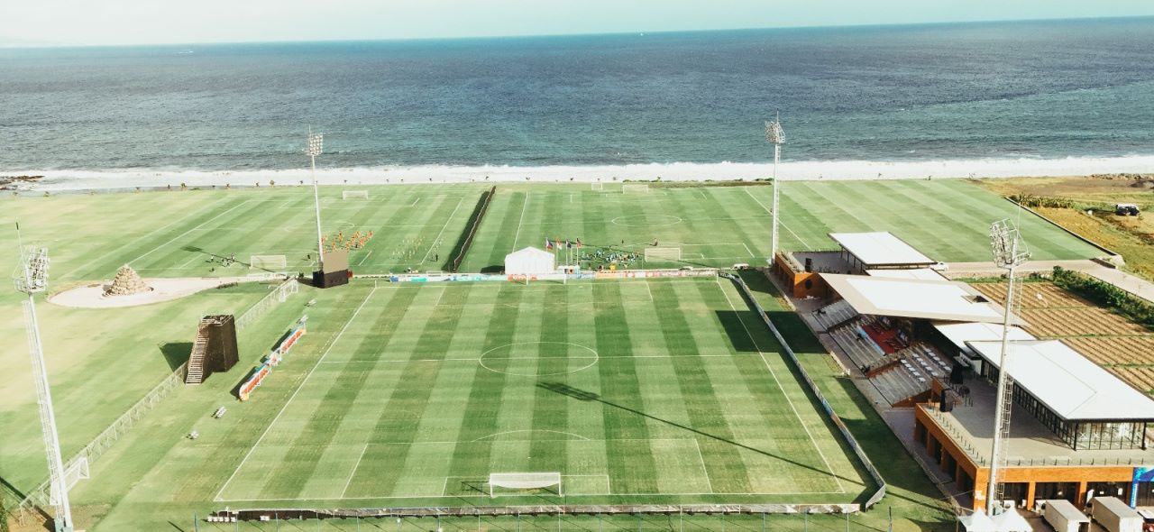 Bali United Training Center di Pantai Purnama, Gianyar menjadi lokasi perhelatan turnamen internasional Bali 7S mulai 21 Juni 2024.