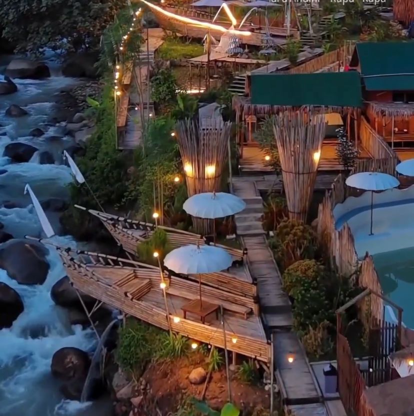 VILLA: MVM Villa dan Saung Sabin Bogor tawarkan tempat menginap berbentuk glamping, camping hingga villa yang memiliki nuansa seperti Bali.