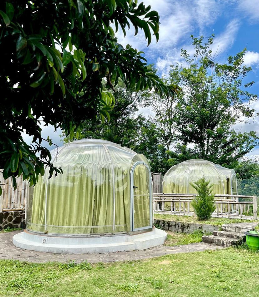 Maron Valley Pujon Malang Nikmati Glamping di Atas Awan dengan Kamaran Transparan