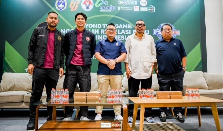 Pertemuan APPI beserta PSSI dan pihak terkait pada Selasa 25 Juni 2024 lalu di Jakarta. Nampak Presiden APPI, Andritany Ardhiyasa (kiri) dan Wakil Presiden APPI, Achmad Jufrianto