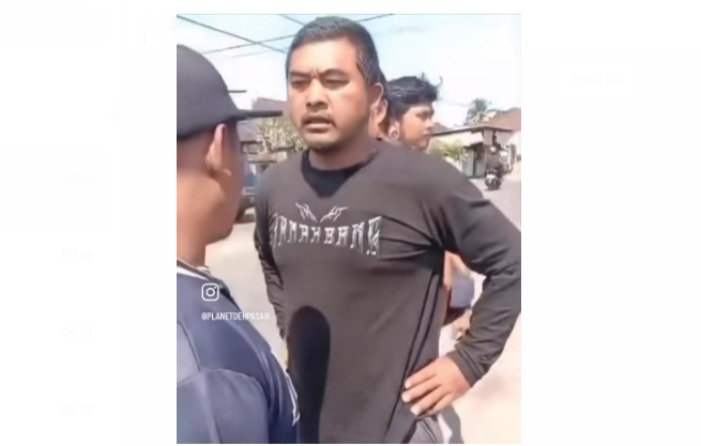 Oknum pecalang terlibat pedebatan dengan pedagang di Tabanan