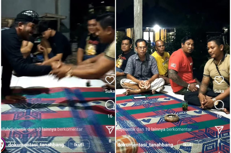 Mediasi dan Klarifikasi oknum pecalang dan pedagang yang terlibat adu mulut di Tabanan Bali