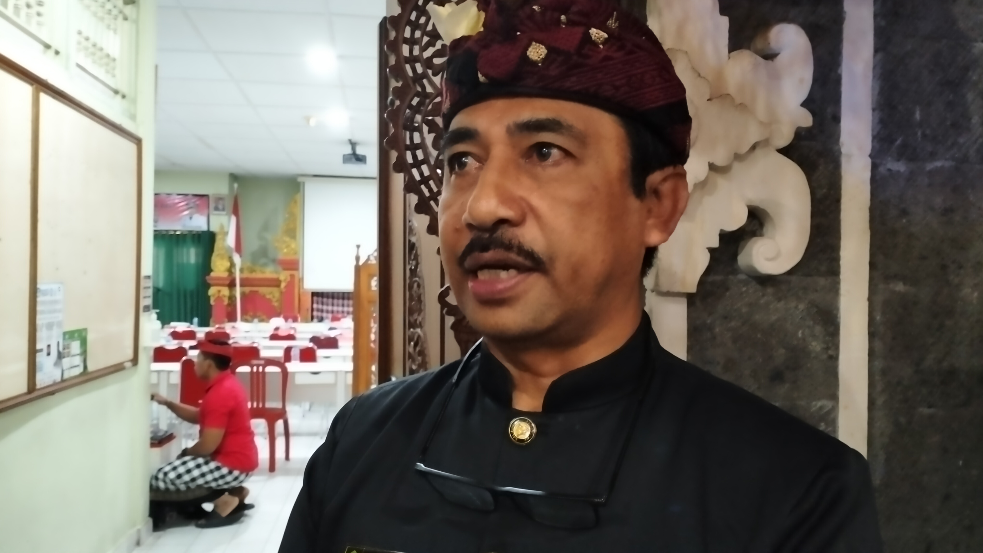 CATH LAB: Direktur RSUD Tabanan, dr I Gede Sudiarta memaparkan soal layanan Cath Lab di RSUD Tabanan yang akan beroperasi 2025 .