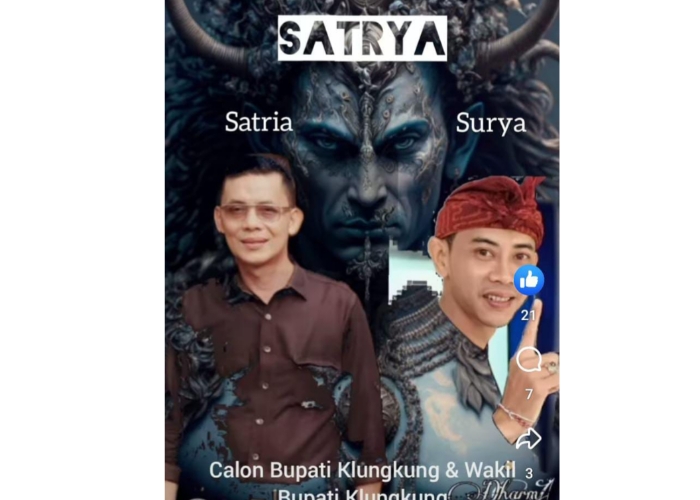 Gambar paket Satria - Tjokorda Surya yang tengah beredar.