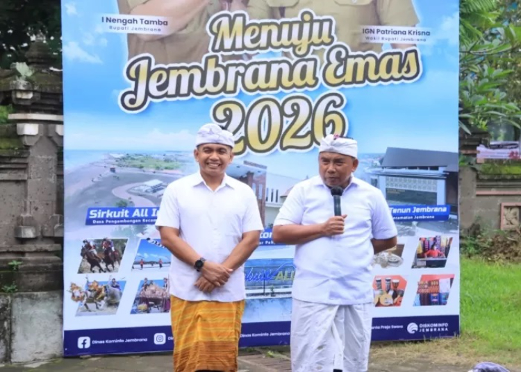 I Gede Ngurah Patriana Krisnha (Ipat) mengucapkan terima kasih kepada Bupati Tamba