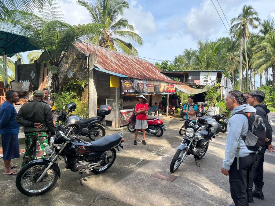 Polsek Seltim bersama dengan&nbsp; Tim Opsnal Satreskrim Polres Tabanan olah TKP di lokasi hilangnya Astrea Prima milik Pekak Madia di Desa Gunung Salak, Tabanan, Bali, Kamis (11/7/2024).&nbsp;