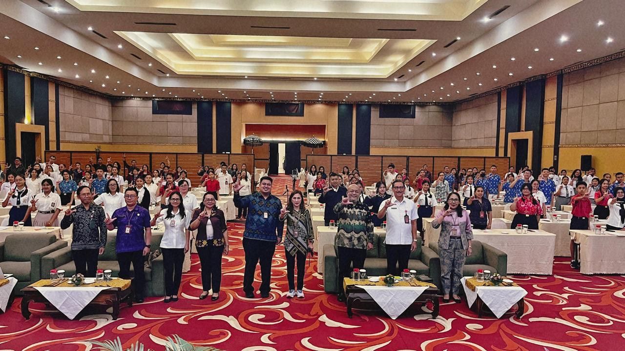 Pelaksanaan kegiatan GIM oleh Perpustakaan Nasional dan Diskerpus Badung, Rabu (10/7/2024).