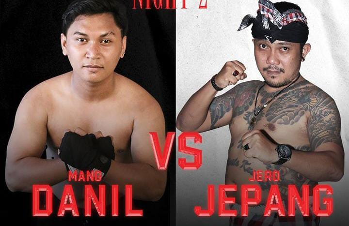 Mang Danil dan Jro Jepang siap bertanding di atas ring