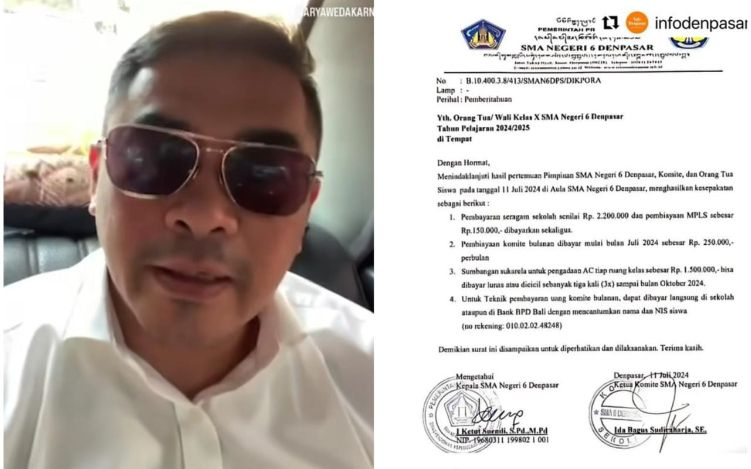 Arya Wedakarna mengapresiasi tindakan polisi yang memanggil kepala SMAN 6 Denpasar