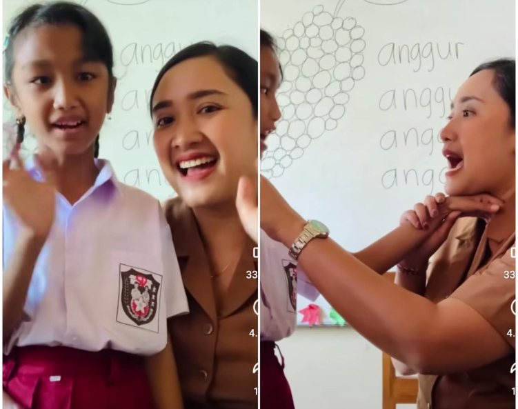 Bu Guru Arini pengajar di Sekolah Luar Biasa