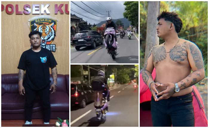 Gusti Kadek Eka Putra alias King Vikacu, pria yang menganiaya jagabaya Kuta.