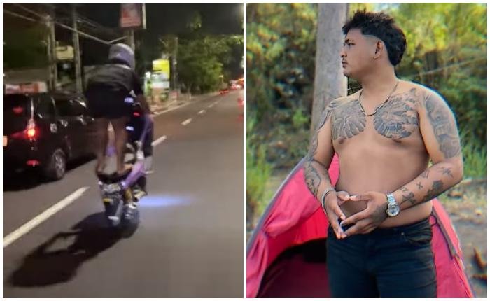 Gusti Kadek Eka Putra alias King Vikacu, pria yang menganiaya petugas jagabaya Kuta.