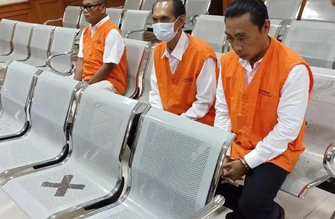 KORUPSI: Sidang kasus korupsi LPD Desa Adat Kedewatan. Mantan pengurus dituntut hukuman berbeda oleh Jaksa Penuntut Umum  (JPU) Kejari Gianyar.