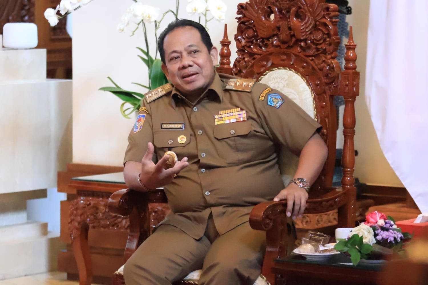 MASUK SELEKSI KPK: Pj Gubernur Bali Sang Made Mahendra Jaya masuk daftar calon pimpinan KPK RI, padahal pernah diisukan akan maju di Pilgub Bali.
