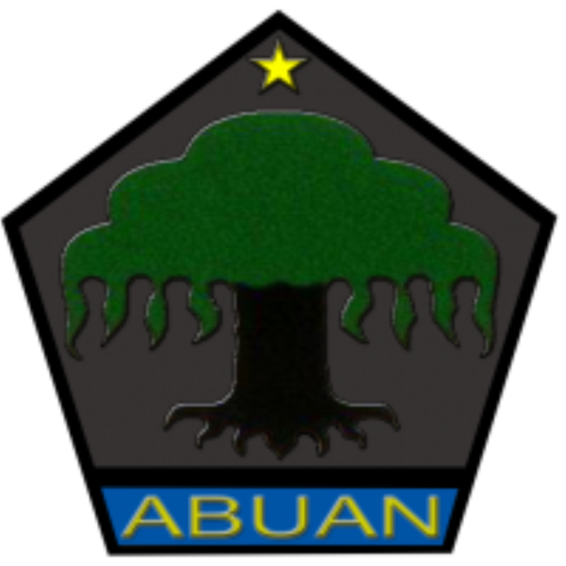 Lambang Desa Abuan, Kecamatan Kintamani, Kabupaten Bangli, Bali berkaitan erat dengan sejarah nama desa.