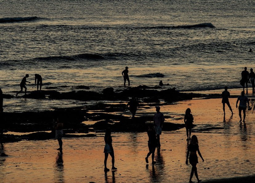 Pantai Canggu menjadi salah satu idaman turis di Bali.
