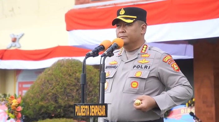 Kapolresta Denpasar Kombes Pol Wisnu Prabowo.
