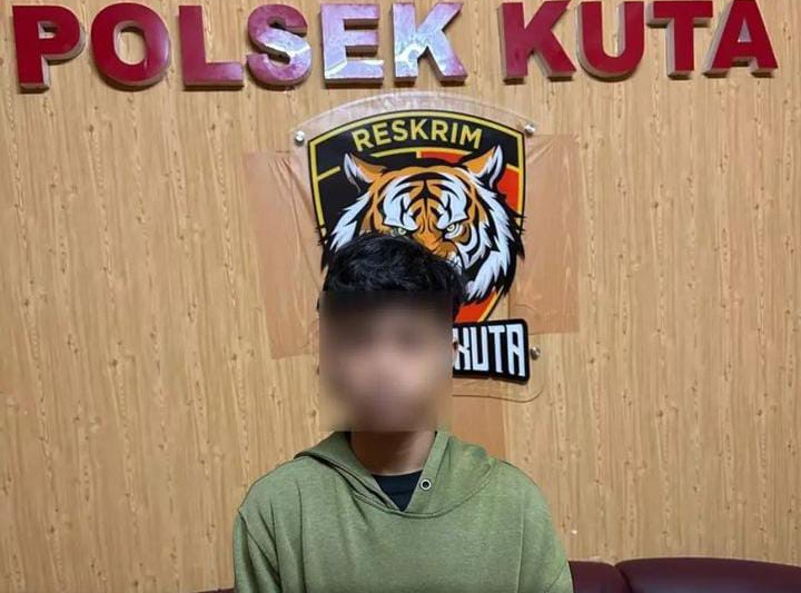 SH Remaja yang rusak fasilitas umum di Pantai Legian diamankan Polsek Kuta
