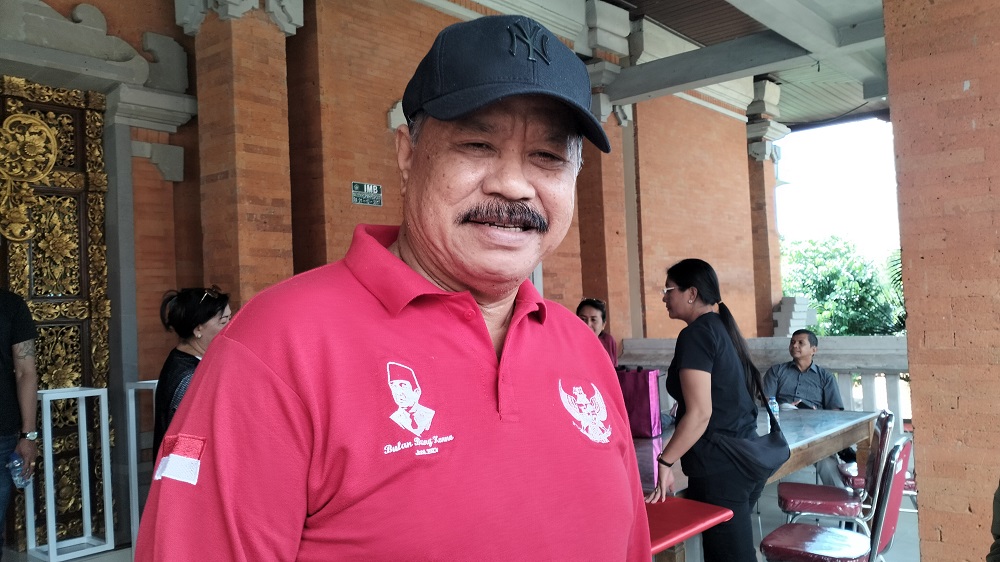 Anggota DPRD Tabanan terpilih 2024-2029 Made Dirga ketika ditemui seusai Geladi Bersih Pelantikan DPRD Tabanan.