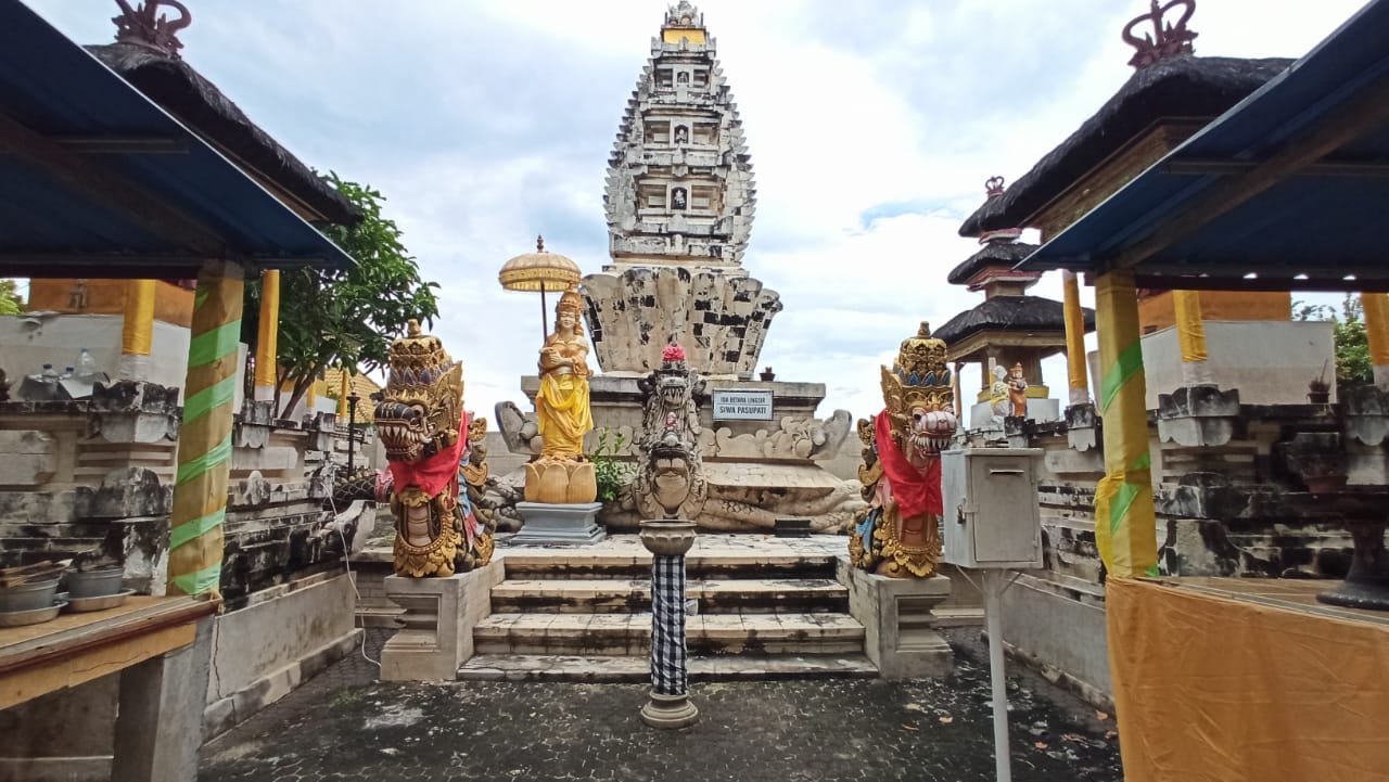 Pura Hyang Pasupati di kawasan Pura Gili Menjangan, Desa Sumberkelampok, Kecamatan Gerokgak, Buleleng