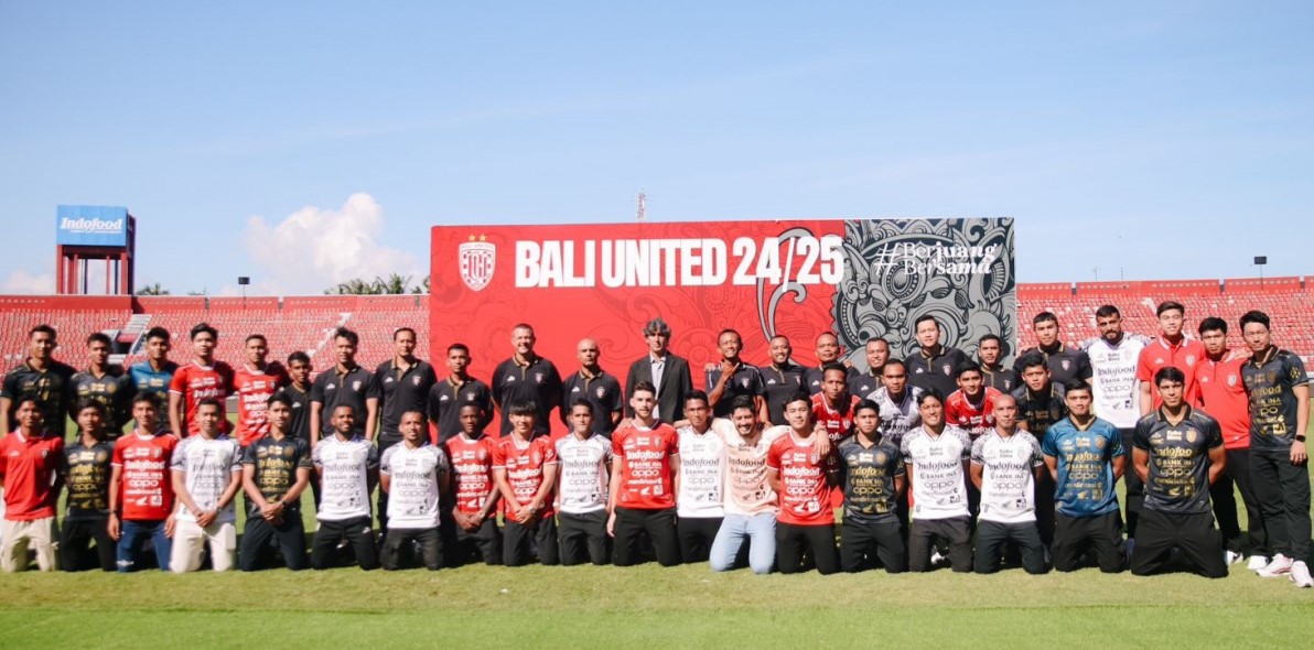 Peluncuran jersey terbaru Bali United sekaligus pengumuman skuad untuk musim 2024/2025.