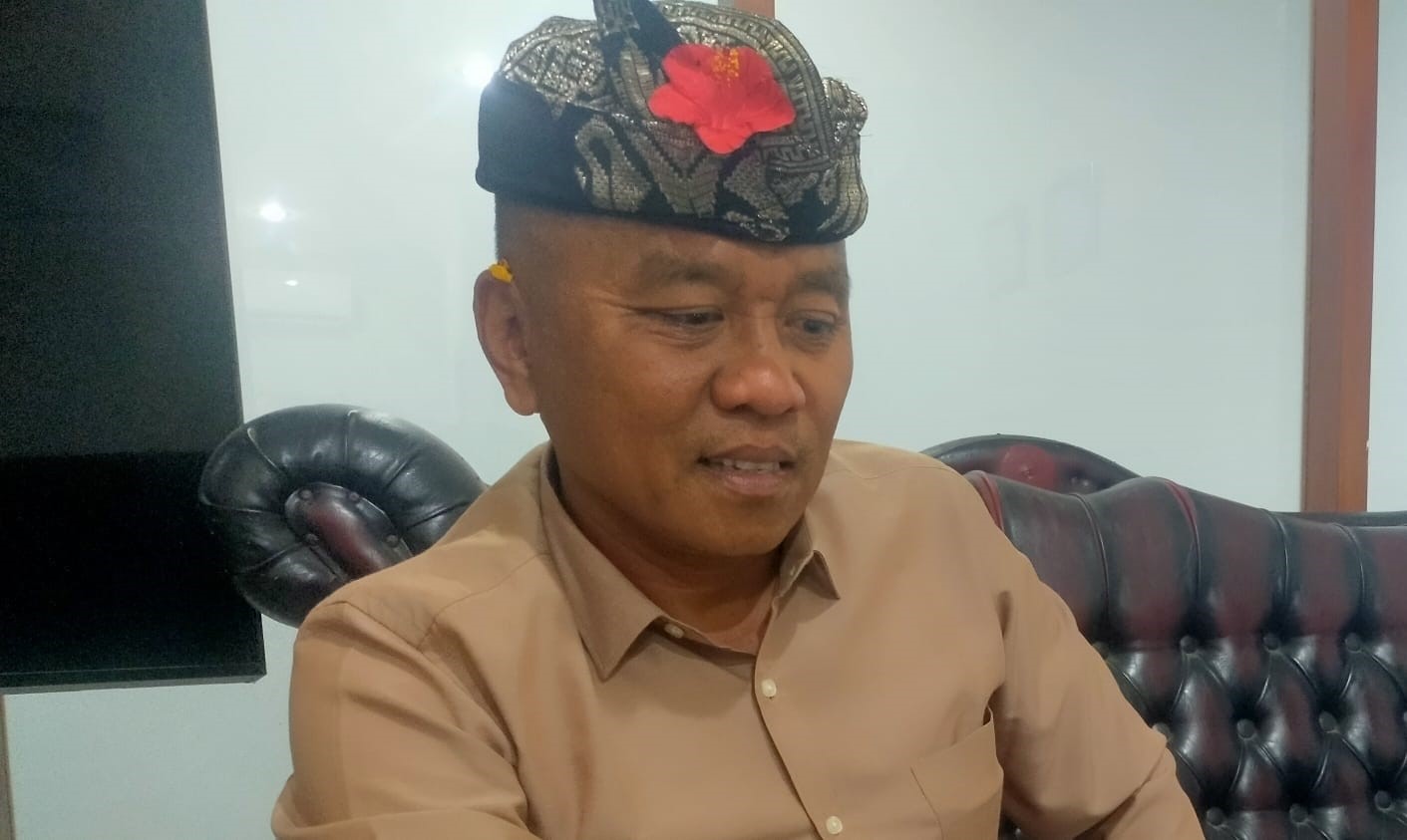 Kepala BPKAD Kabupaten Bangli I Dewa Agung Bagus Riana Putra bicara soal alat perekam transaksi PHR, Kamis (8/8/2024).