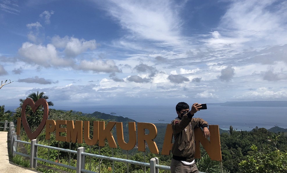 Bukit Pemukuran, salah satu destinasi wisata andalan Desa Sibetan, Kecamatan Bebandem, Karangasem, Bali.