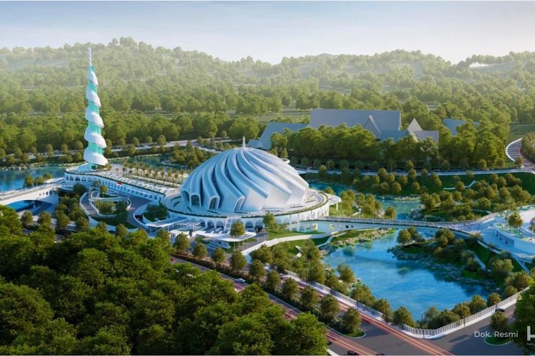 Masjid Negara di IKN ini didesain Nyoman Nuarta, pematung asal Bali yang juga membuat Patung GWK, dan Istana Negara, termasuk Istana Garuda.