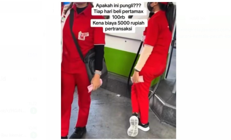 Beredar Video seorang pelanggan geram karena dikenakan biaya admin saat membeli BBM