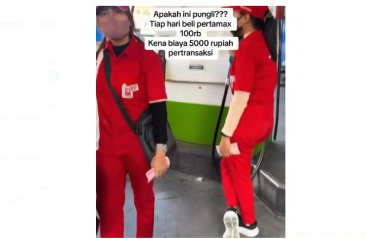 Beredar Video seorang pelanggan geram karena dikenakan biaya admin saat membeli BBM