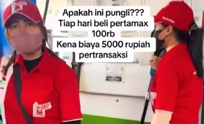 Pungli di SPBU Jalan Pulau Komodo, Sanglah, Denpasar. Pihak Pertamina minta pegawai tersebut dipecat