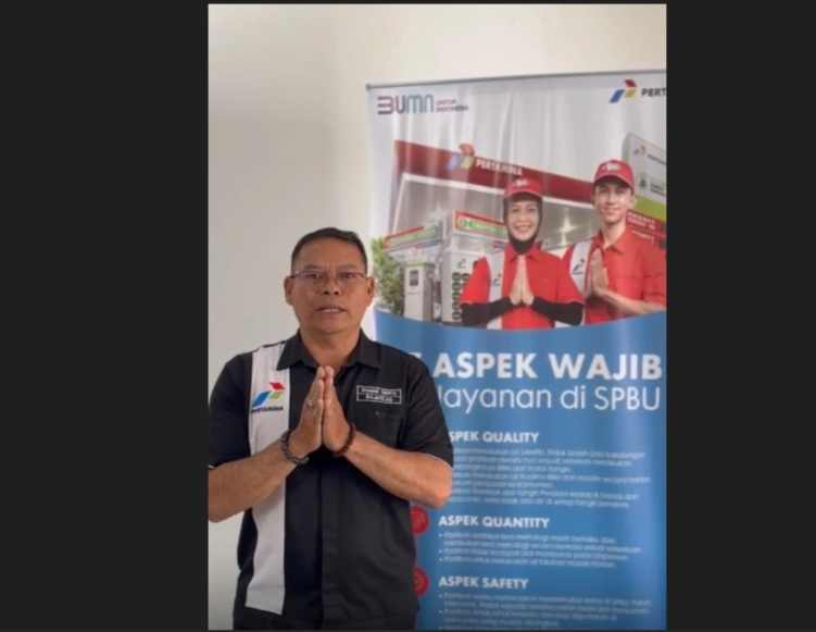 Video permintaan maaf Pengawas SPBU yang viral