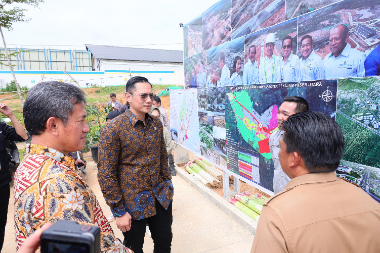 Menteri AHY Kunjungi Kantor Badan Bank Tanah di Penajam Paser Utara