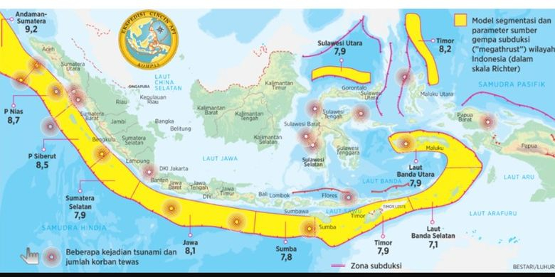BMKG keluarkan peringatan potensi gempa megathrust di Indonesia