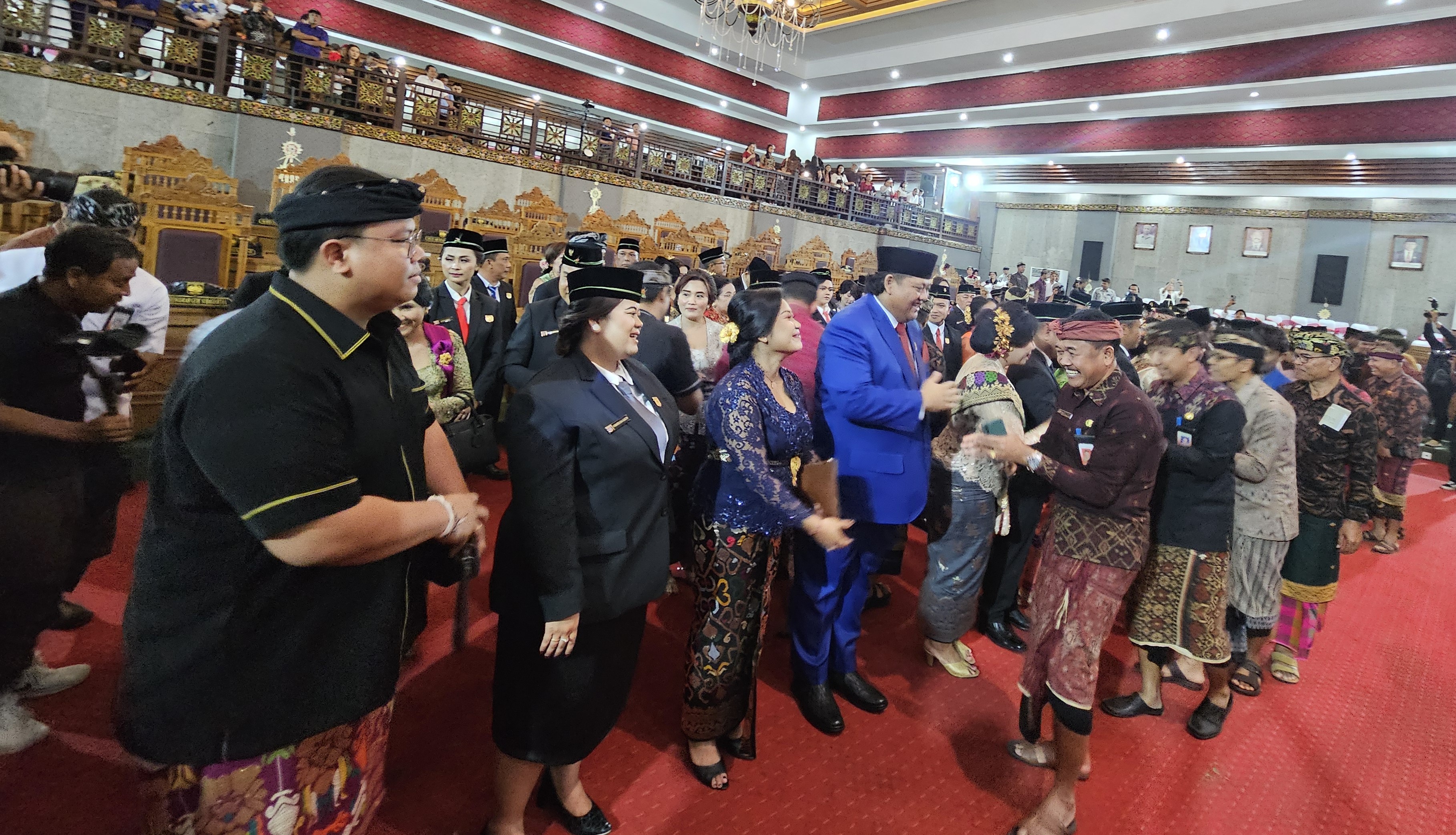 Anggota DPRD Karangasem dilantik pada Kamis (15/8/2024) di Gedung DPRD Karangasem.&nbsp;