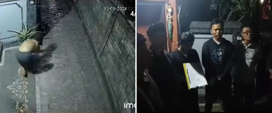 Pria dengan prilaku meresahkan dengan merangkak tengah malam akhirnya minta maaf