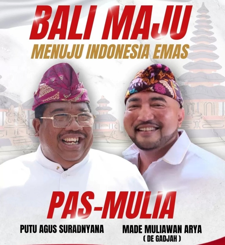 PAS MULIA: Made Muliawan Arya alias De Gadjah sempat digadang mendampingi Putu Agus Suradnyana sebagai calon wakil gubernur Bali.