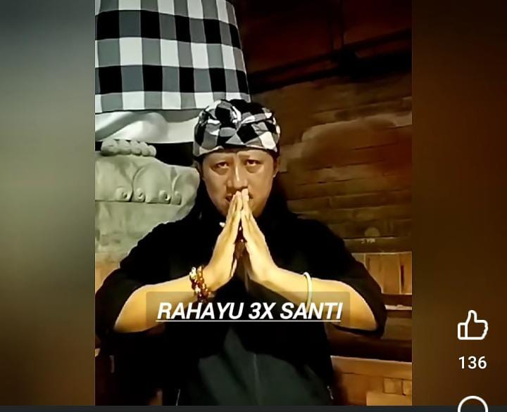 Jro Bayu Gendeng menyebut ramalan anak indigo tentang Bali yang akan diguncang gempa dahsyat tidak mempunyai dasar ilmu