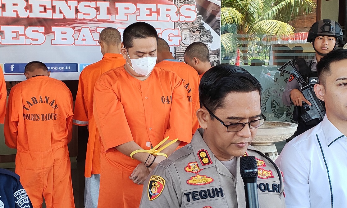 Muhammad Ali Hanafiah, pelaku pembacokan terhadap turis Prancis di Canggu, Bali