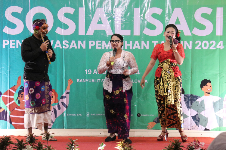 SOSIALISASI: Sosialisasi Bawaslu Bali di Buleleng, Senin (19/8)