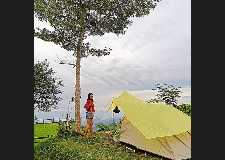Bukit Cemara, Tempat Camping Sempurna untuk Menikmati Pemandangan Lembah Hijau yang Luas